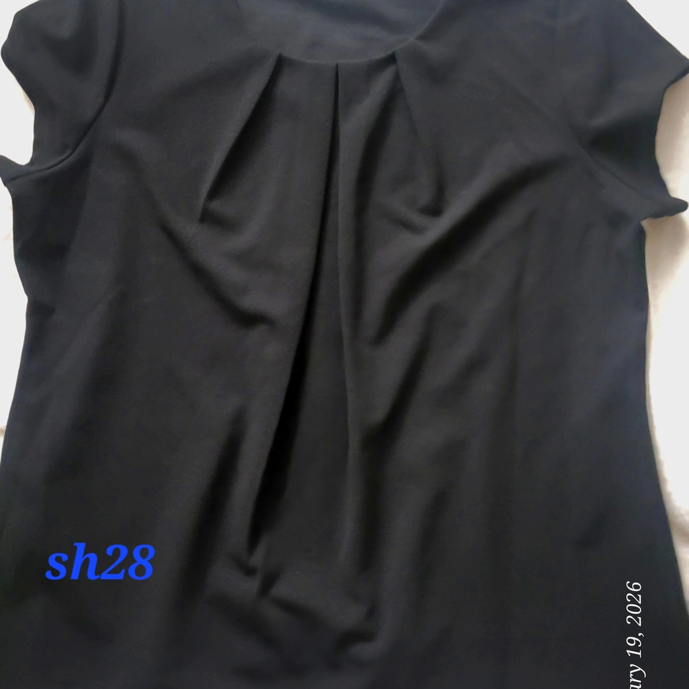 Sh28 Elegant Black Women's Top